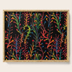 Watercolor Rainbow plants Serving Tray Gallery Image 1