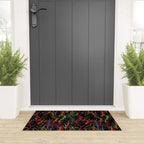 Watercolor Rainbow plants Welcome Mat Gallery Image 3