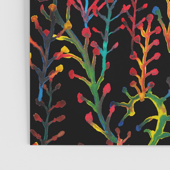 Watercolor Rainbow plants Poster Gallery Image 3