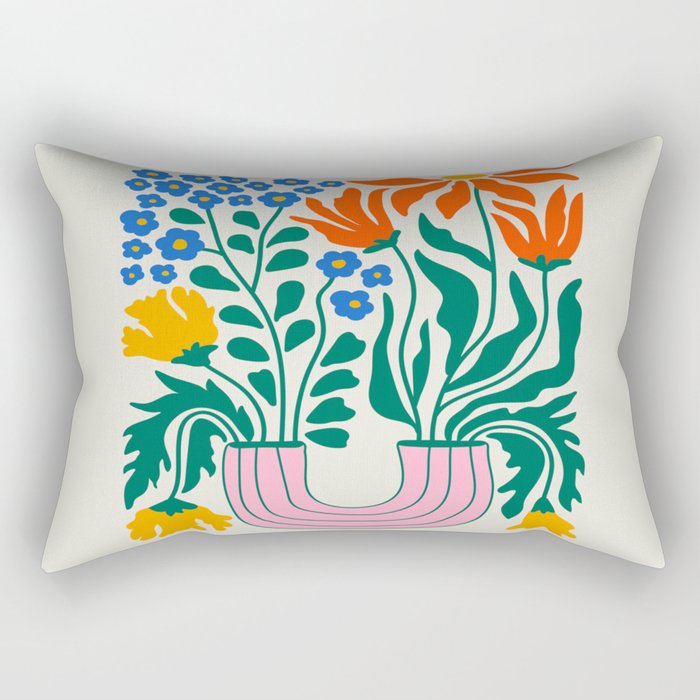 Flower Market 04: Madrid Rectangular Pillow Gallery Image 1