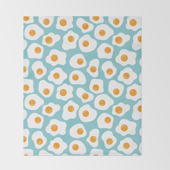 Fried Eggs Throw Blanket Gallery Image 2