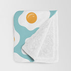 Fried Eggs Throw Blanket Gallery Image 3