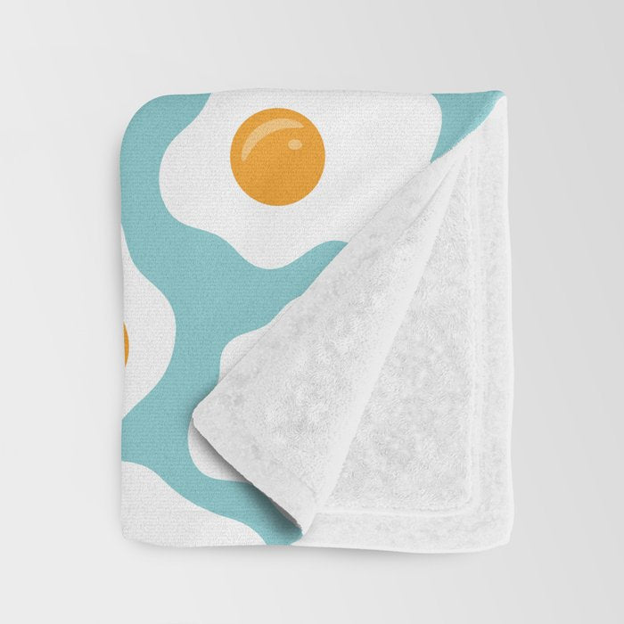 Fried Eggs Throw Blanket Gallery Image 3