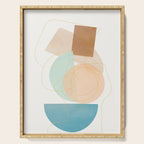 Soft Abstract Shapes 17 Serving Tray Gallery Image 1
