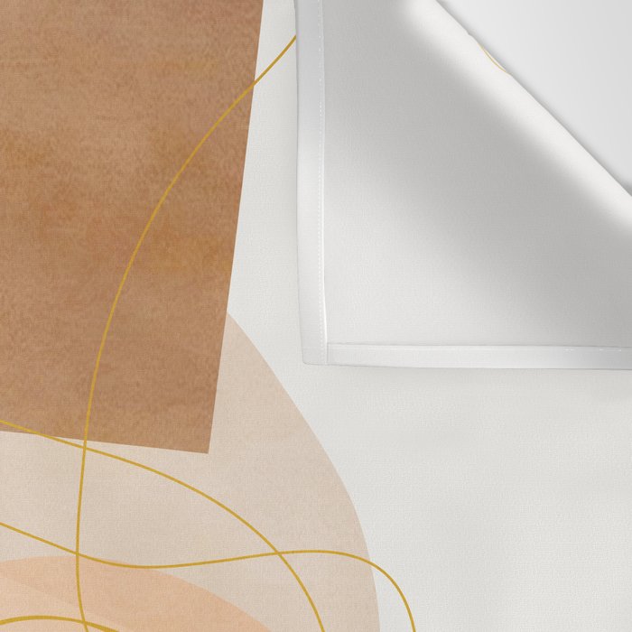 Soft Abstract Shapes 17 Wall Tapestry Gallery Image 3