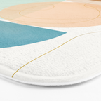 Soft Abstract Shapes 17 Bath Mat Gallery Image 3