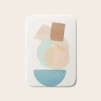 Soft Abstract Shapes 17 Bath Mat Gallery Image 1