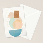 Soft Abstract Shapes 17 Stationery Card Gallery Image 2