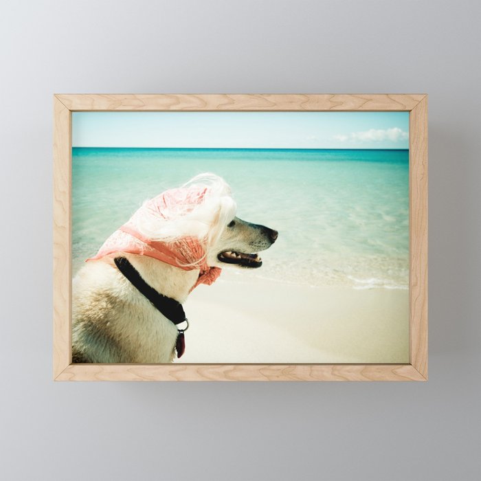 Day at the Beach Mini Art Print Gallery Image 1
