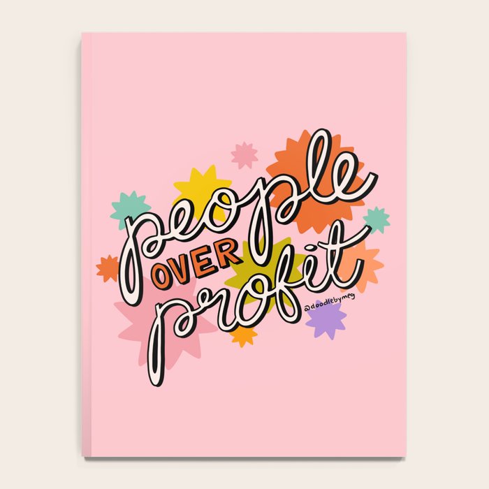 People Over Profit Notebook Gallery Image 4