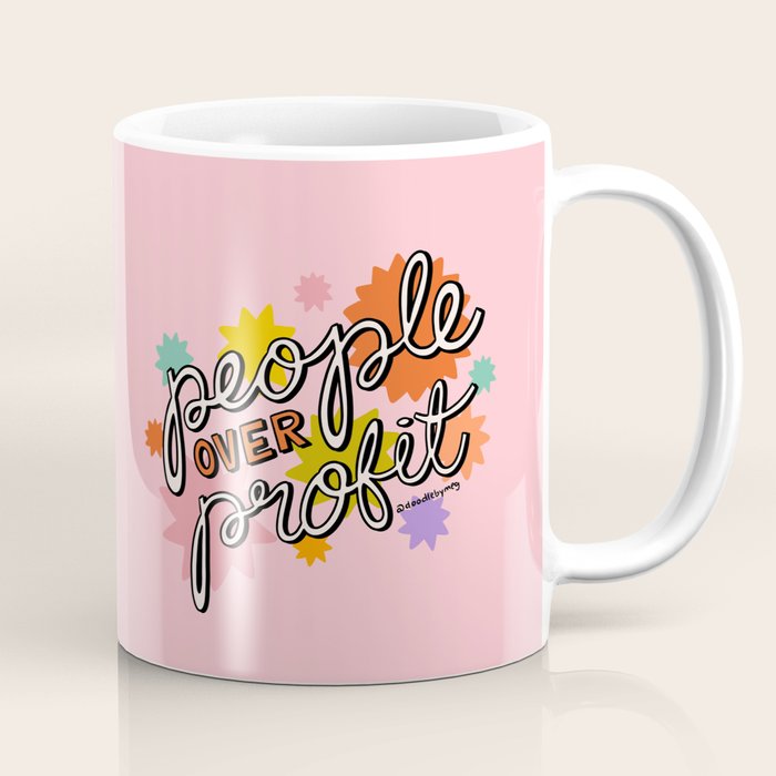 People Over Profit Coffee Mug Gallery Image 1
