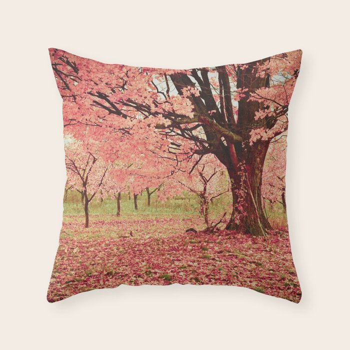 Wind and Leaves Throw Pillow Gallery Image 6