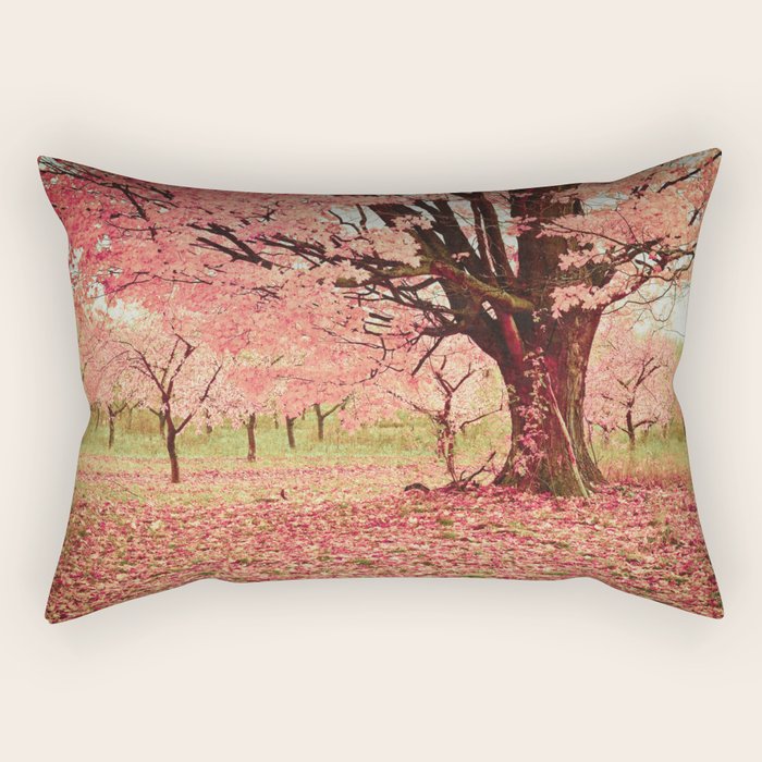 Wind and Leaves Rectangular Pillow Gallery Image 2