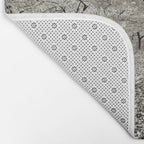 Wind and Leaves - B&W Bath Mat Gallery Image 2
