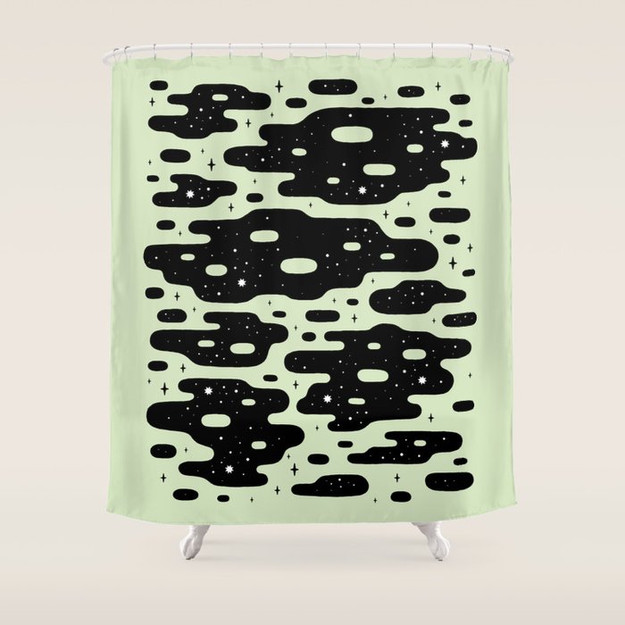 Space Blobs Shower Curtain Gallery Image 1