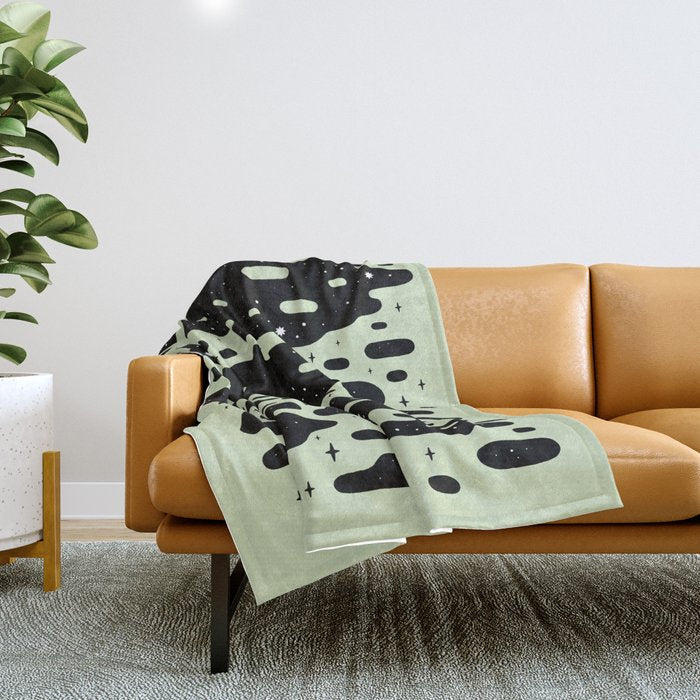 Space Blobs Throw Blanket Gallery Image 1