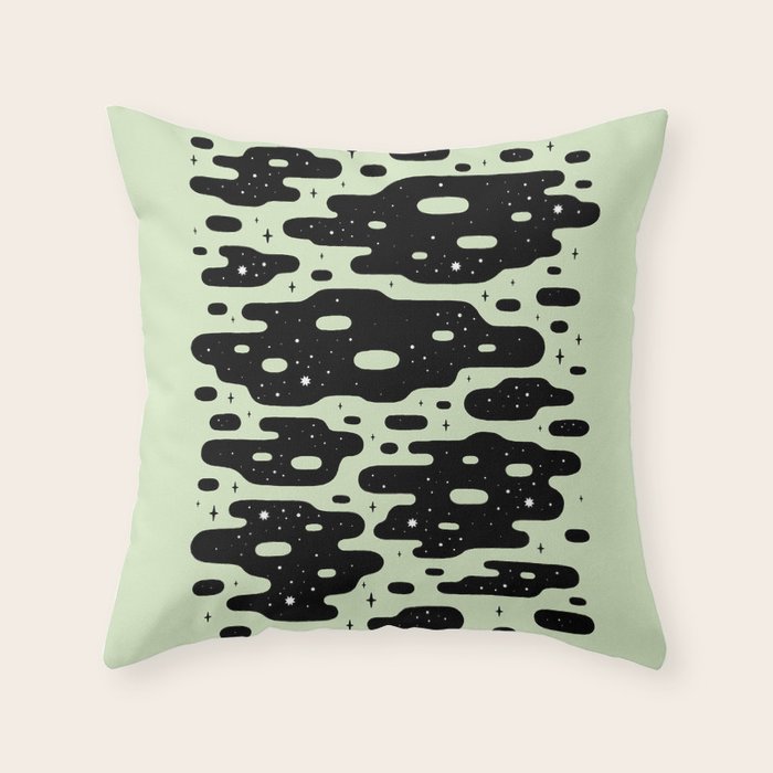 Space Blobs Throw Pillow Gallery Image 6