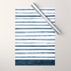 Stripes | Watercolor Pattern Wrapping Paper Gallery Image 1