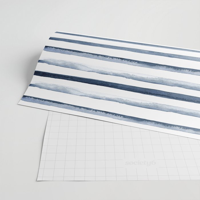 Stripes | Watercolor Pattern Wrapping Paper Gallery Image 2