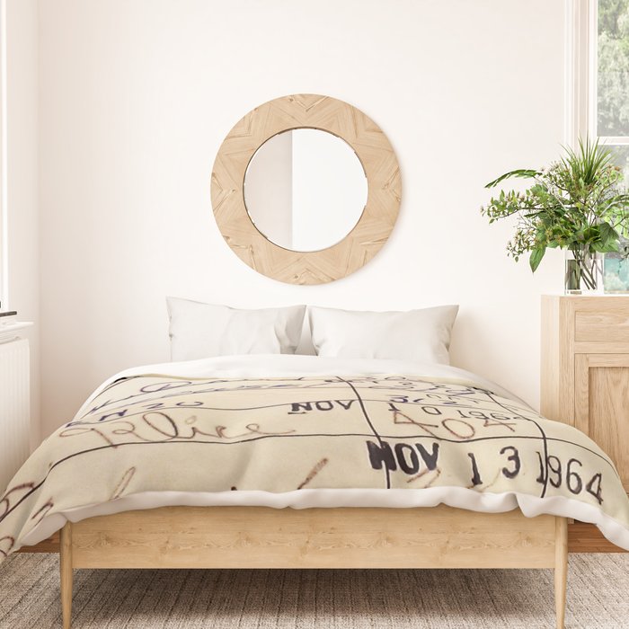 Library Card 23322 Duvet Cover Gallery Image 3