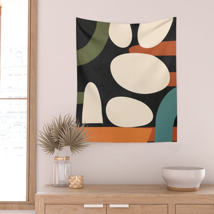 Abstract shapes in the skies 1 Wall Tapestry Gallery Image 2