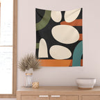 Abstract shapes in the skies 1 Wall Tapestry Gallery Image 2
