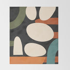 Abstract shapes in the skies 1 Throw Blanket Gallery Image 2