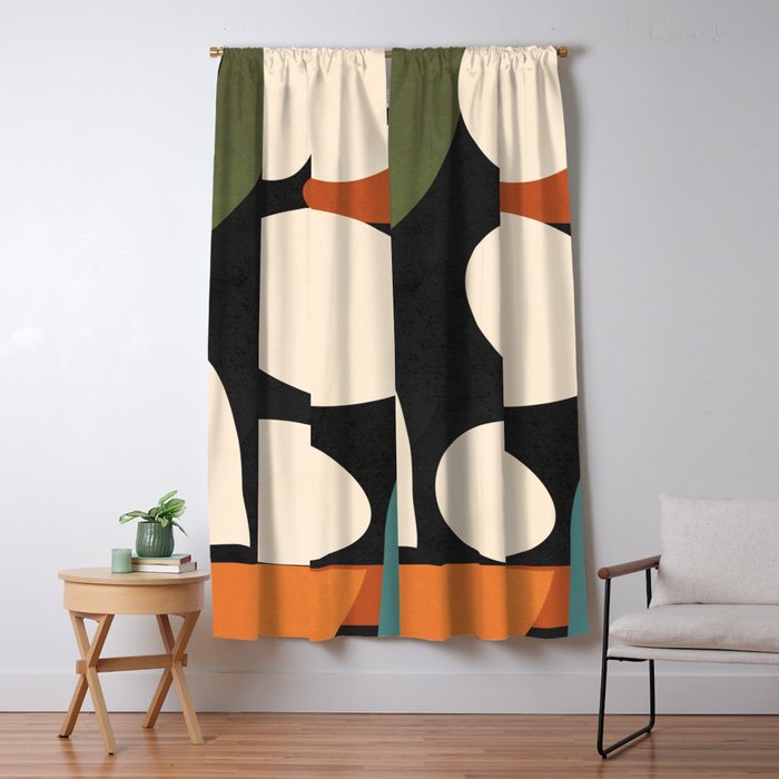 Abstract shapes in the skies 1 Window Curtain Gallery Image 5