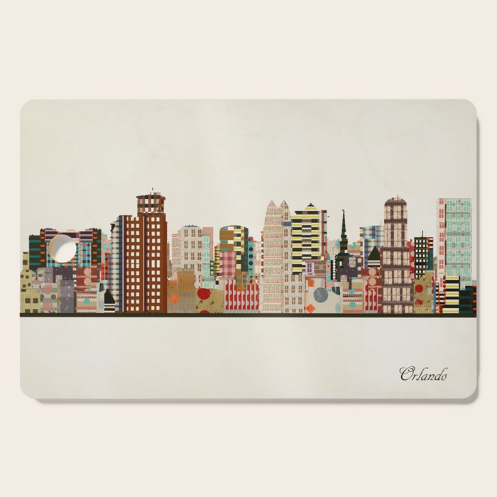 orlando skyline Cutting Board Gallery Image 1