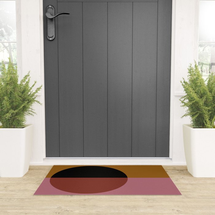 Color Block Abstract XII Welcome Mat Gallery Image 3