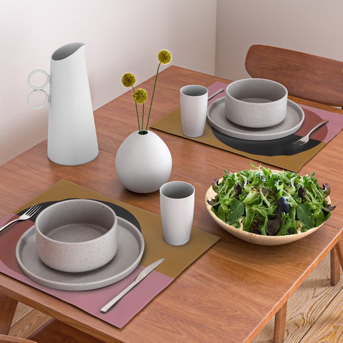 Color Block Abstract XII Placemat Gallery Image 2