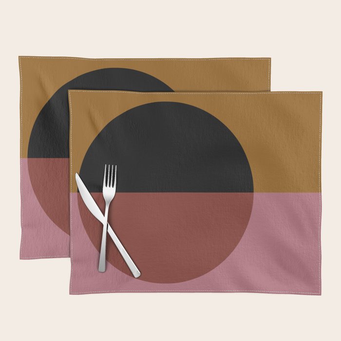 Color Block Abstract XII Placemat Gallery Image 1