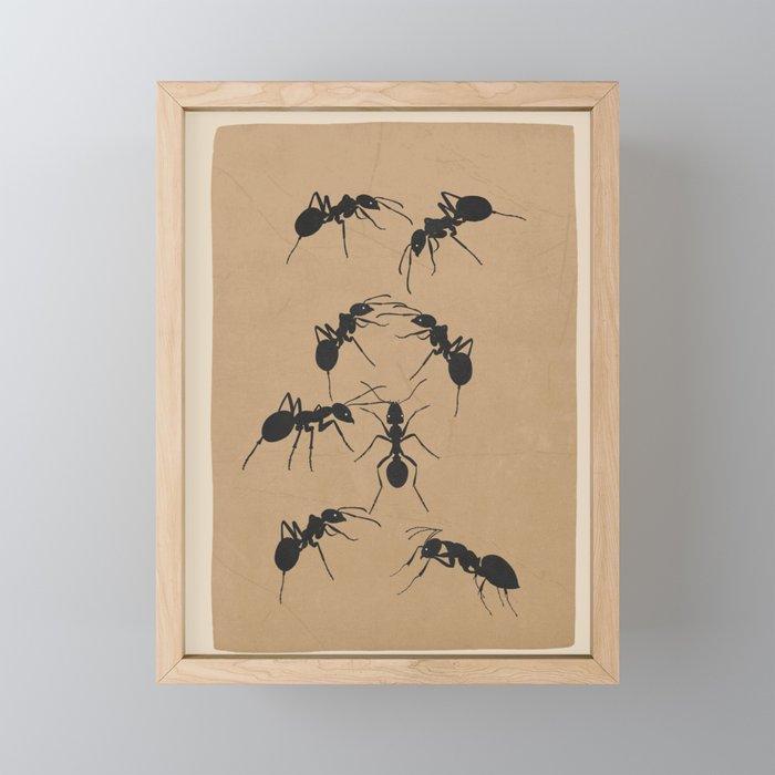 Ants in Formation 5 Mini Art Print Gallery Image 1