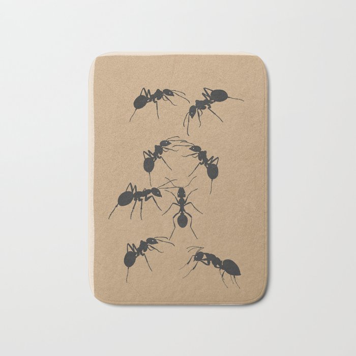 Ants in Formation 5 Bath Mat Gallery Image 1