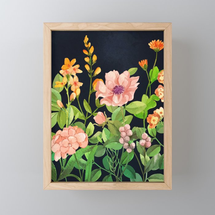 Summer Flowers 5 Mini Art Print Gallery Image 1