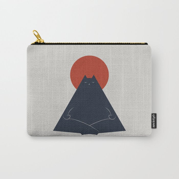 Cat Landscape 63: Meow-ditation Carry All Pouch Gallery Image 1