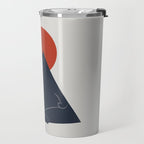 Cat Landscape 63: Meow-ditation Travel Mug Gallery Image 2