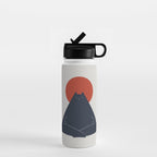Cat Landscape 63: Meow-ditation Water Bottle Gallery Image 1