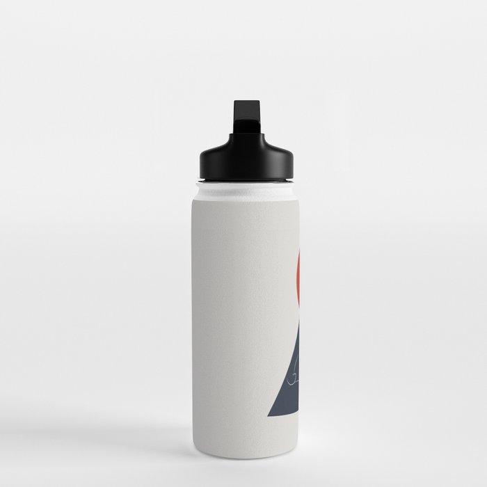 Cat Landscape 63: Meow-ditation Water Bottle Gallery Image 3