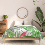 Watercolor Plants III Comforter Gallery Image 3
