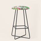 Watercolor Plants III Stool Gallery Image 1
