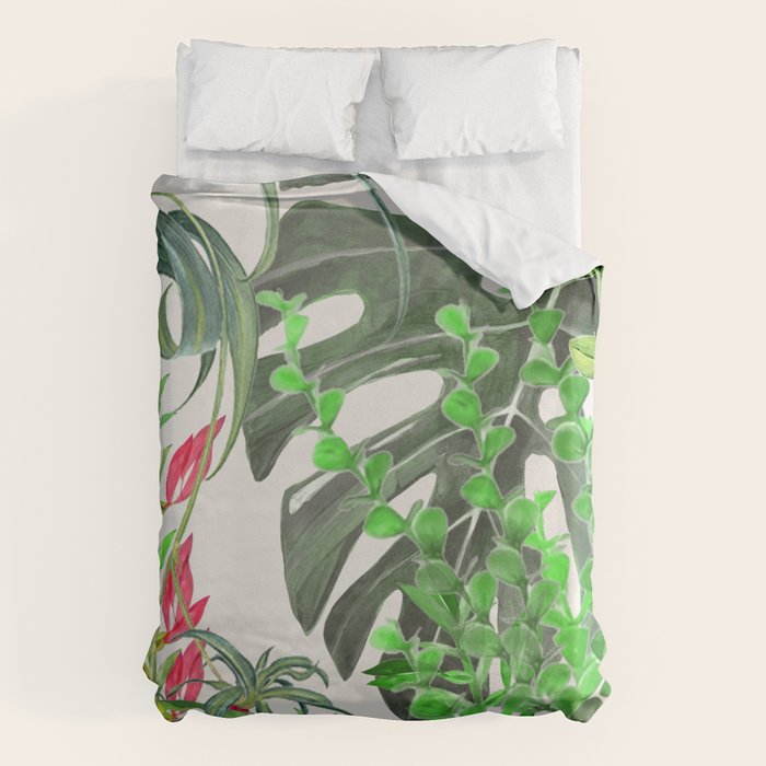 Watercolor Plants III Duvet Cover Gallery Image 6