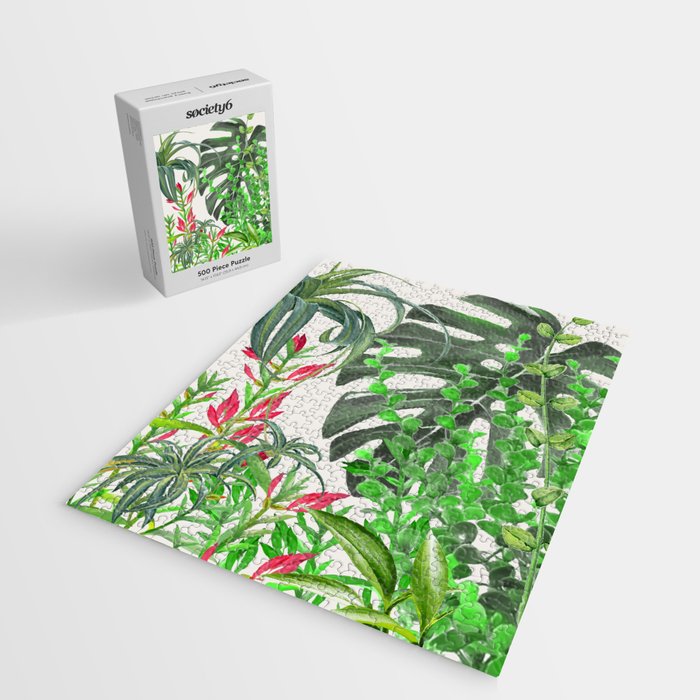 Watercolor Plants III Jigsaw Puzzle Gallery Image 2