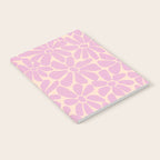 Retro Floral - Cream and Pink Notebook Gallery Image 2
