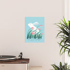 Rabbit Resting, Sky Blue Version Poster Gallery Image 2