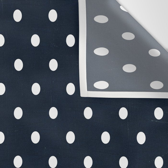 navy swiss dots Wall Tapestry Gallery Image 3