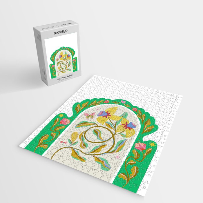 Modern abstract flowers dance Jigsaw Puzzle Gallery Image 2