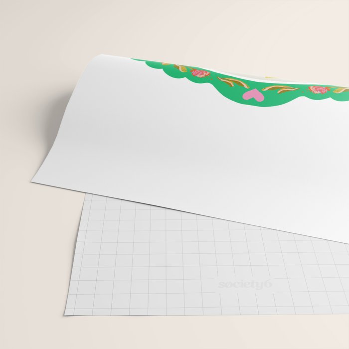 Modern abstract flowers dance Wrapping Paper Gallery Image 2