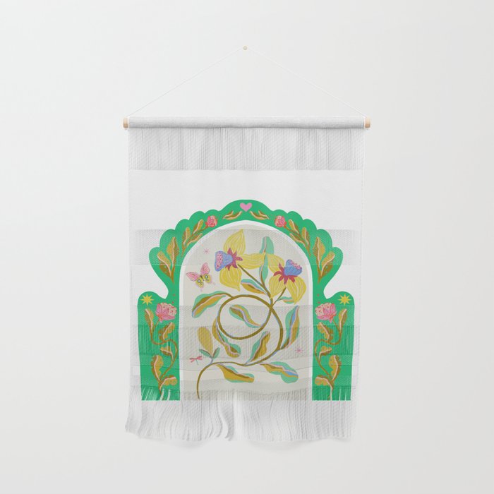 Modern abstract flowers dance Wall Hanging Gallery Image 1