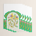 Modern abstract flowers dance Wrapping Paper Gallery Image 3